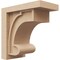 Ekena Millwork 6"W x 12"D x 12"H Classic Alma Rough Cedar Woodgrain TimberThane Corbel, Primed Tan CORUR06X12X12ALMRCPR - alternate 1